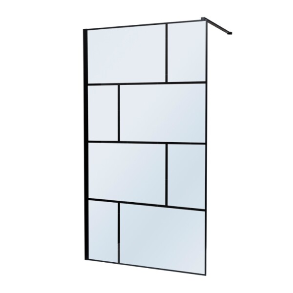 MAMPARA DE VIDRIO FIJO PARA DUCHA 130 x 195 CM Mampara De Vidrio Fijo Para Ducha 130 X 195 Cm