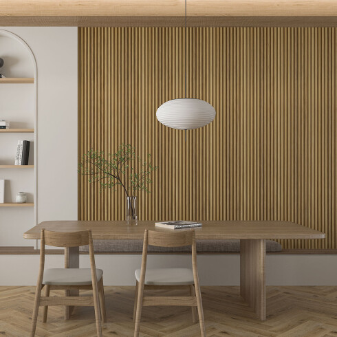 PANEL WPC DE PARED TIPO RIPADO 2900X170X24MM GAMAS DE MADERA