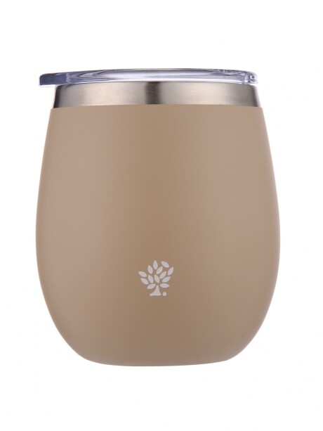 Mate Acero Inox. con Tapa Arena