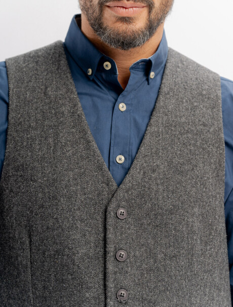 Chaleco paño gris-D2