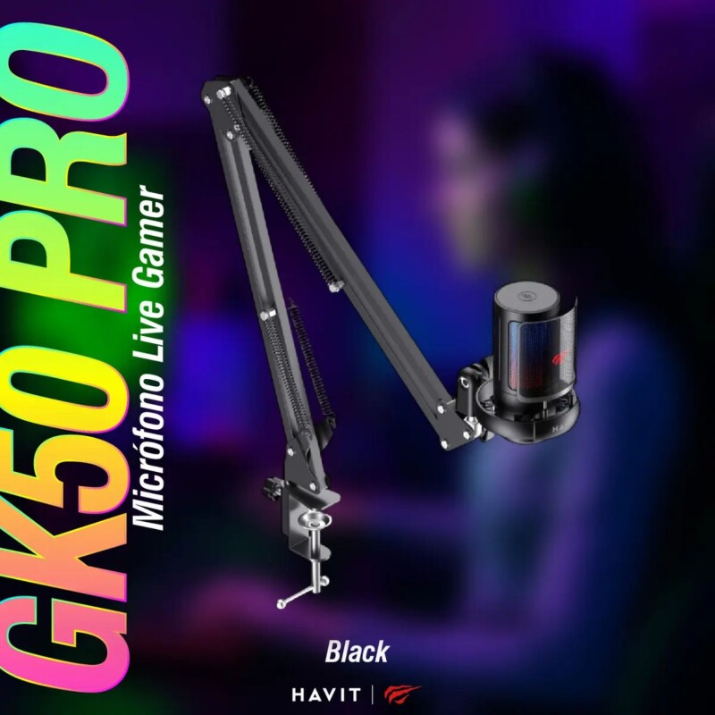 Micrófono Gamer Rgb Usb Con Brazo Para Streaming Micrófono Gamer Rgb Usb Con Brazo Para Streaming