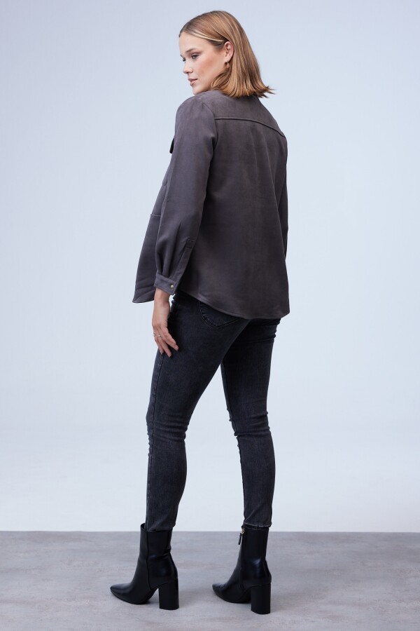 Sobrecamisa Suede GRIS