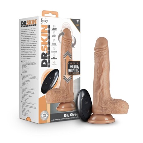 Dildo Realístico Vibrador Empuje y Giro Dr. Grey Dildo Realístico Vibrador Empuje y Giro Dr. Grey