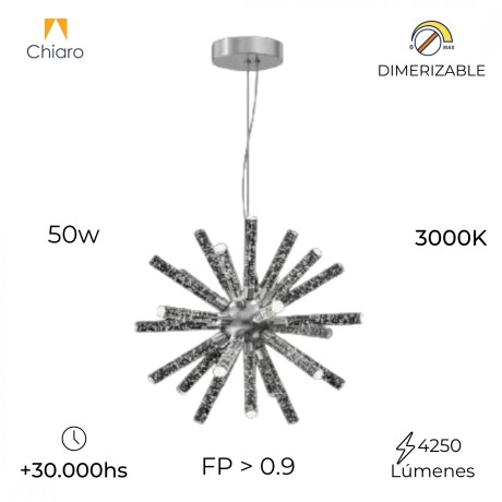 Colgante Led esfera 18 luces 50W Dimerizable Colgante Led esfera 18 luces 50W Dimerizable