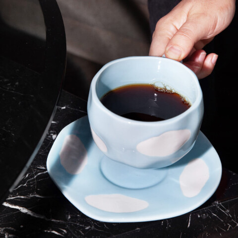 Taza de cerámica nubes 350ml Taza de cerámica nubes 350ml