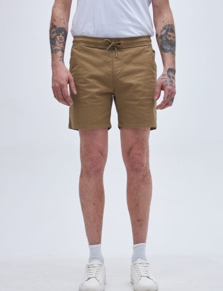 Bermuda gabardina Melano Beige