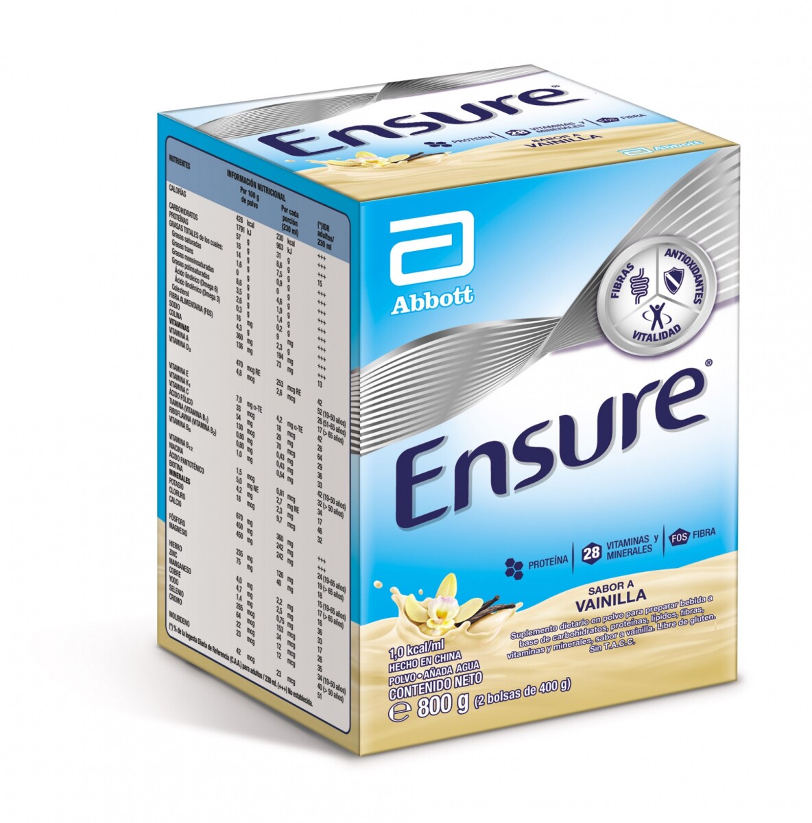 Ensure FOS Polvo Vainilla 800g 