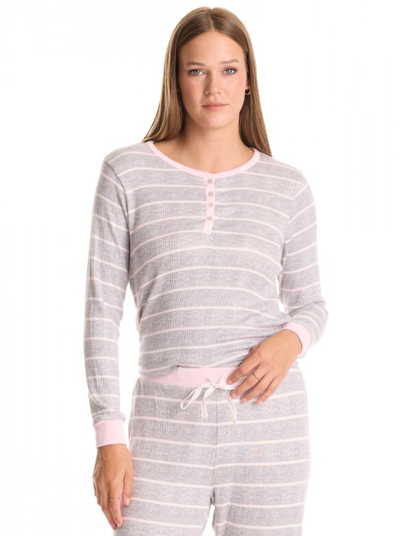 Pijama Con Pantalon GRIS/MULTI