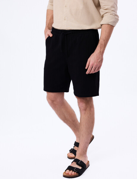 Short lino negro
