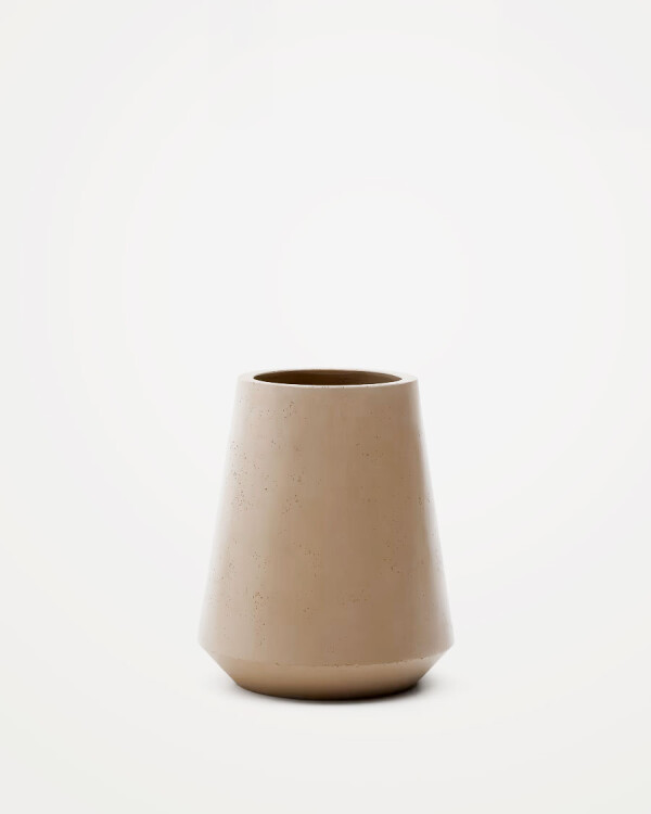 Macetero Calun de cemento beige Ø 50 cm Macetero Calun de cemento beige Ø 50 cm