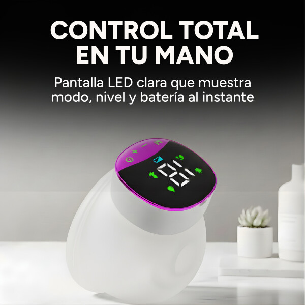 Extractor Maternal Inalambrico 4 Modos 12 Niveles Recargable Color Negro 1