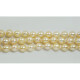 Collar tres hilos, perlas de cultivo 7.50 A 8 Mm, con broche de oro rosado 14K, 48 Cm Collar tres hilos, perlas de cultivo 7.50 A 8 Mm, con broche de oro rosado 14K, 48 Cm