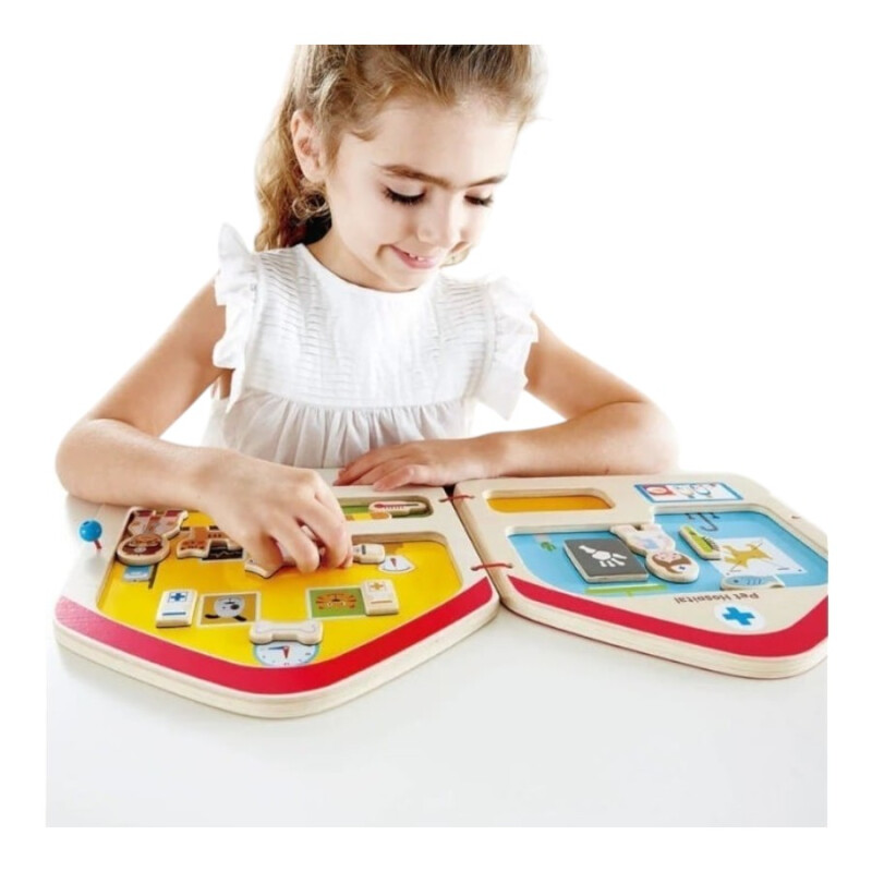 Libro Magnético Visita al Veterinario Hape Libro Magnético Visita al Veterinario Hape