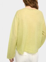 Jersey Mezcla De Lana Con Bolsillos lima