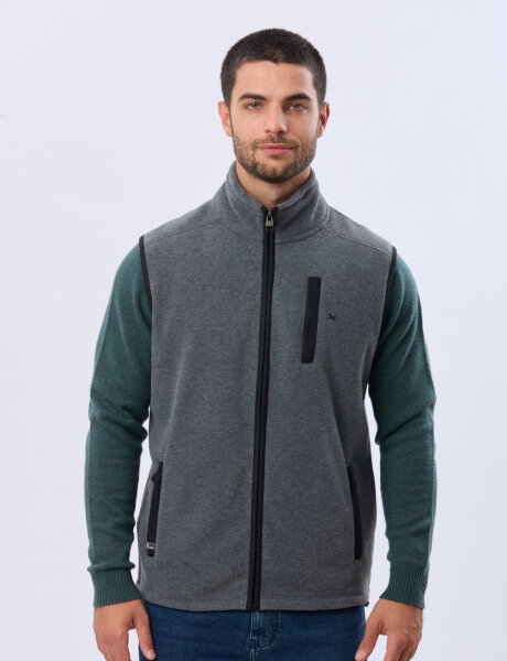 CHALECO POLAR DE ABRIGO Gris