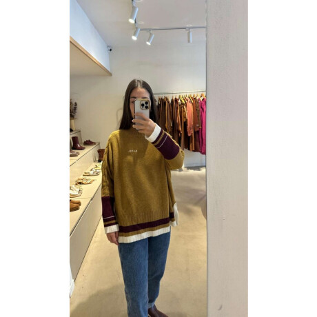 PRE VENTA BUZO SAVIA CLUB Mostaza