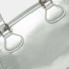 Mini bag Active Studio en efecto charol arrugado Metalizado