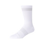 Medias Running Pro Run Crew 1 Pair Unisex White