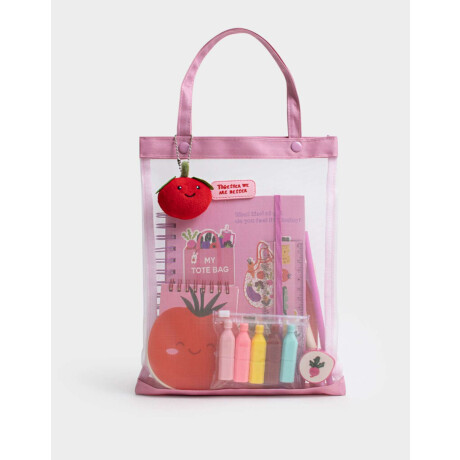 Librería Sets Mesh Rosa Claro