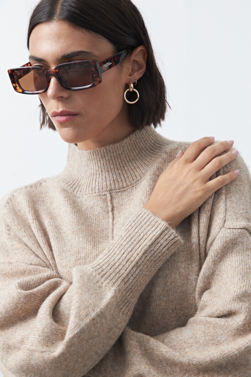 POLERA ISLAND Beige Melange