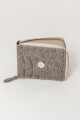 Billetera luli Gris crocco