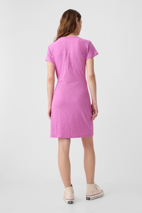 Vestido Con Nudo Mujer Budding Lilac