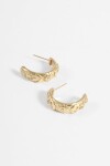 Aros acero mystic dorado