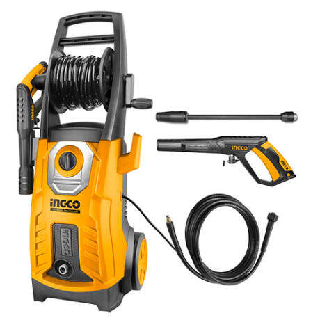 HIDROLAVADORA 160BAR 2500W MOTOR INDUCCION INGCO HPWR25008 AMARILLO-NEGRO