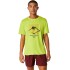 Fujitrail Logo Ss Top M - Hombre Neon Lime/br.orange/performanc