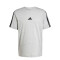 Remera de Hombre Adidas Essentials 3 Tiras Gris