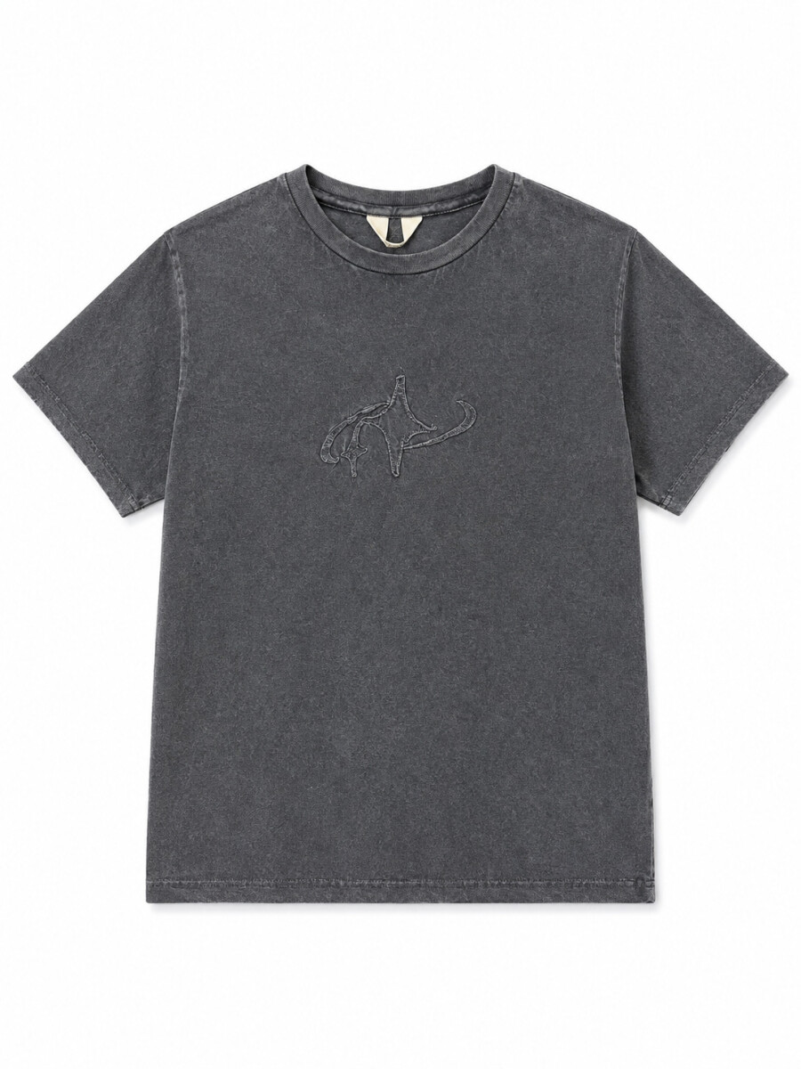 REMERA KEMENA - GRIS OSCURO 