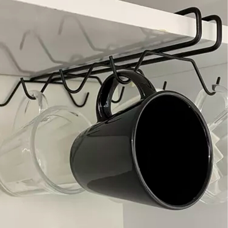 Soporte para tazas movible NEGRO