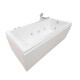 Bañera Con Hidromasaje Blanco Autoportante 1700X750X550 Basico 6 Jets Gdes Con Griferia Derecha Motor 1.5 BLANCO