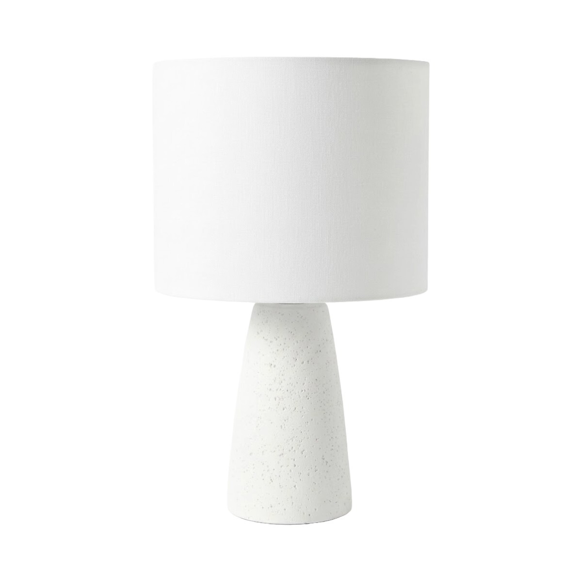 LAMPARA BLANCA P/MESA 29.5X48CM 