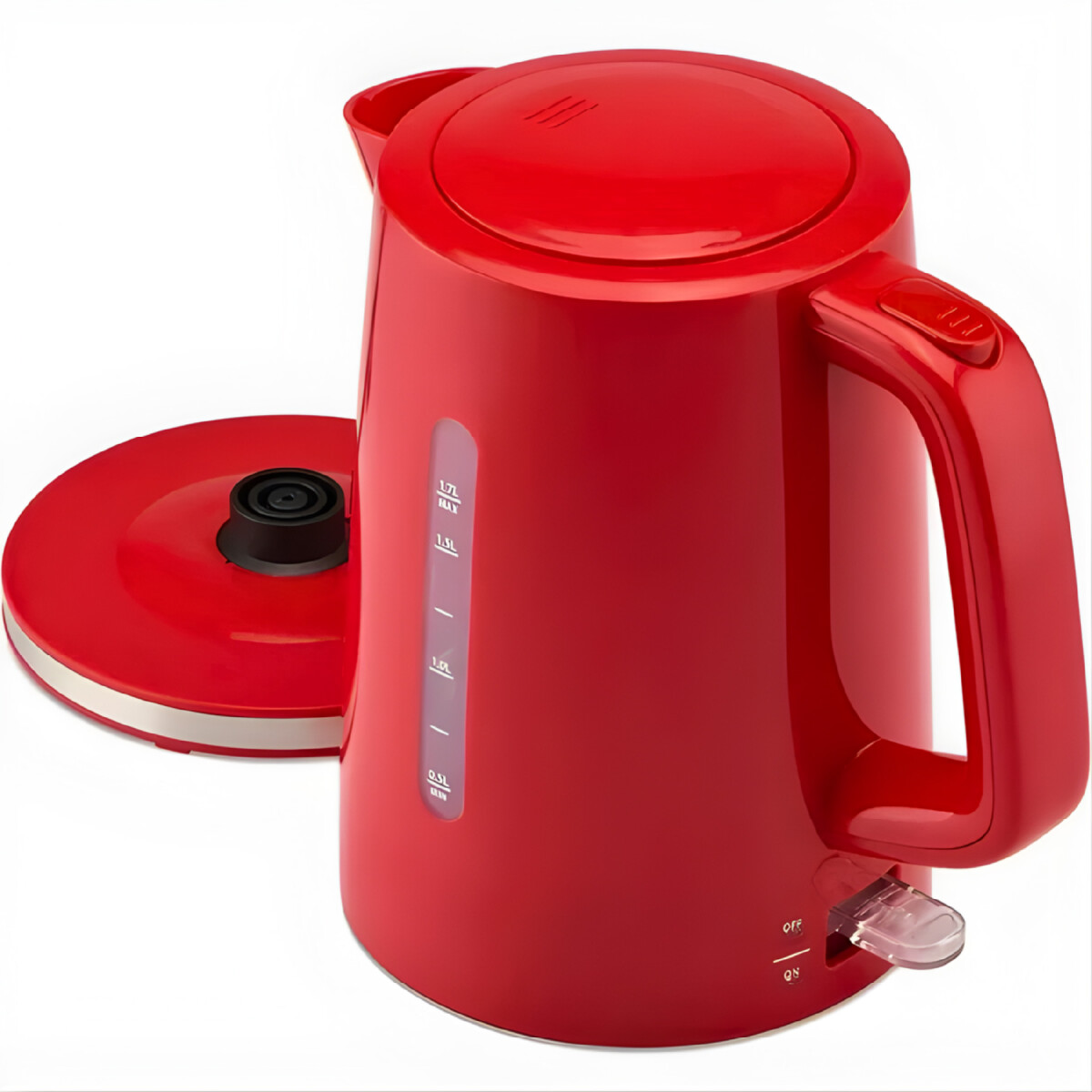 Jarra Electrica Marvo 1.7 Litros Corte Automatico Hervidor - Variante Color Rojo 