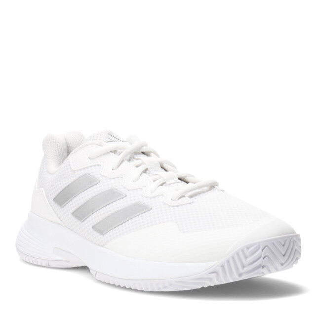 Championes de Mujer Adidas Gamecourt 2.0 Blanco Metalizado