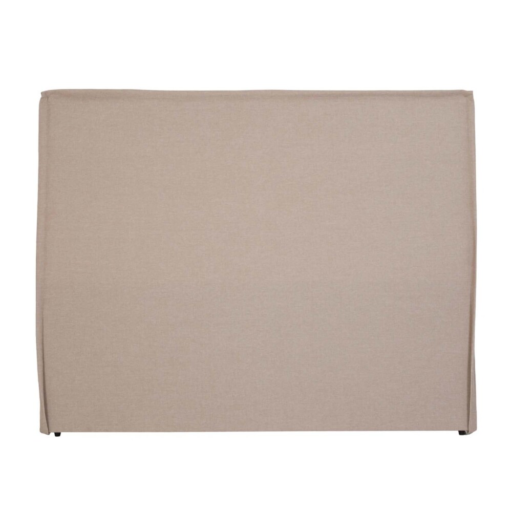 RESPALDO SUPER KING TELA NATURAL-BEIGE ZOE