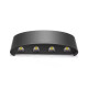 Foco luz led de pared NEGRO