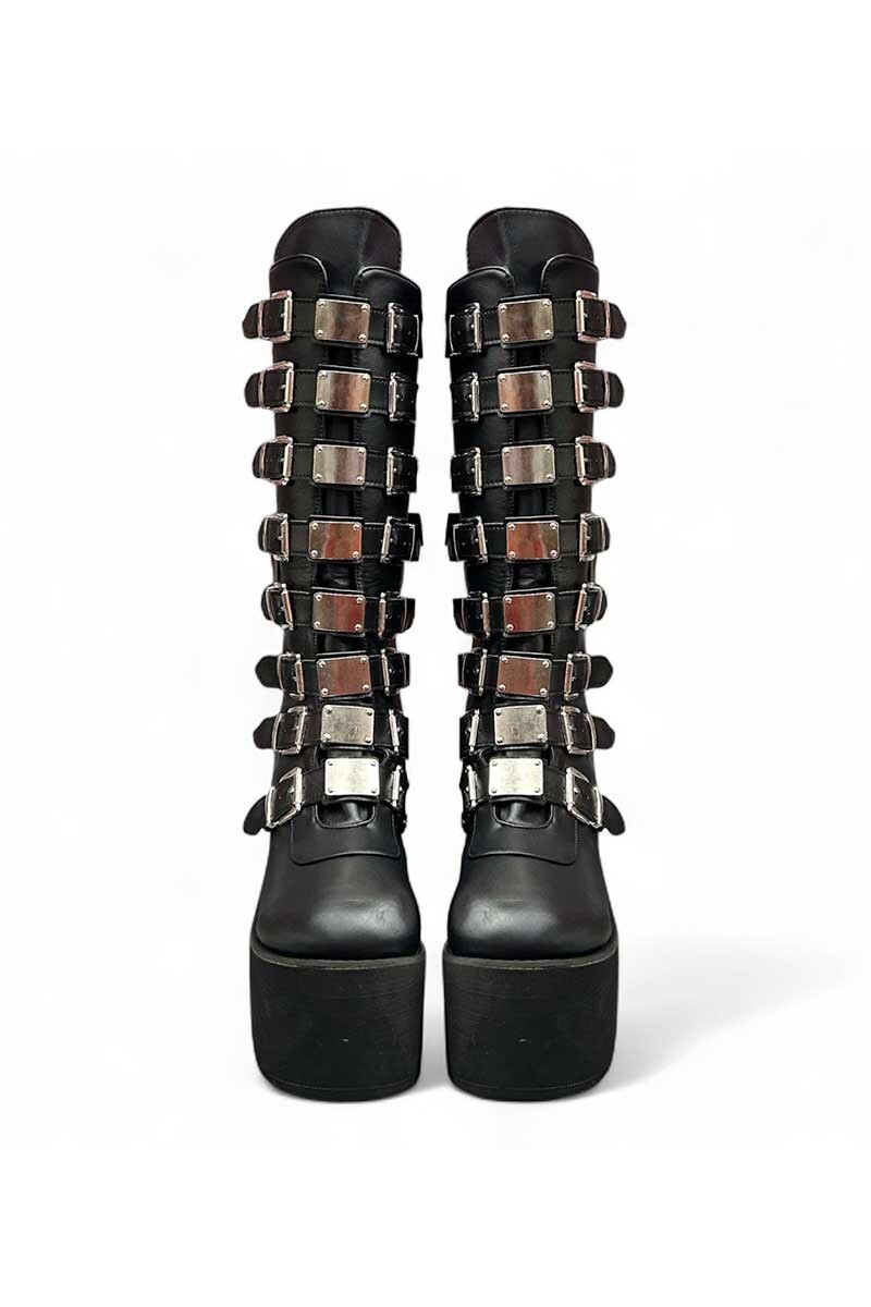 BOTA MUJER TRINY BOTA HEBILLAS Negro