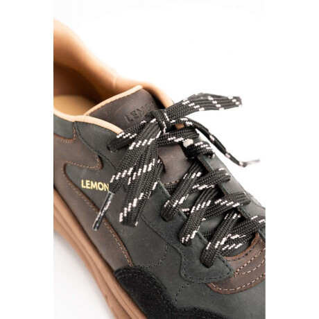 Zapato Urbano Con Plataforma Negro