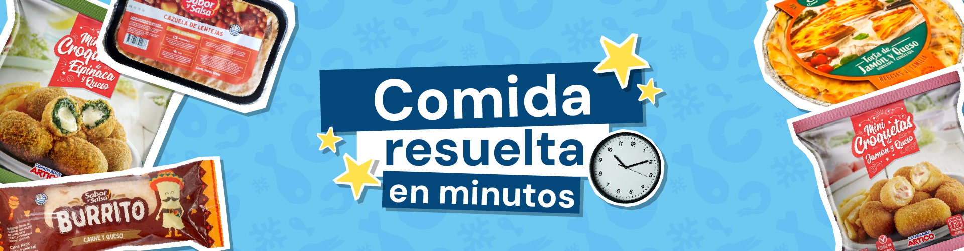 Comida resuelta en minutos