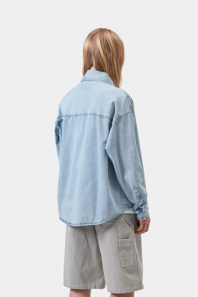 CAMISA ALTA Celeste