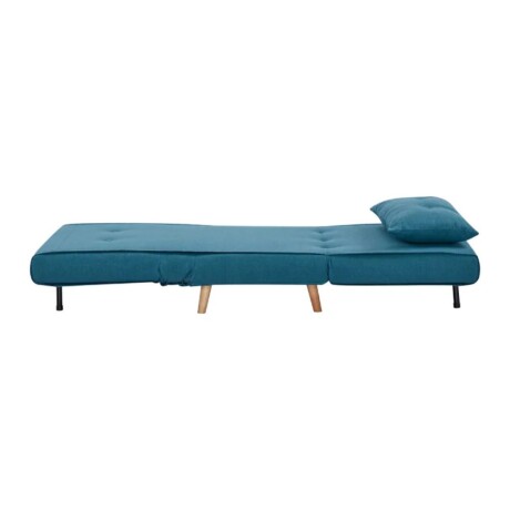 Sillon cama Trifold 1 cuerpo Azul petróleo