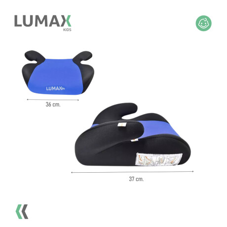 Booster Alzador de Seguridad Lumax Kids para Auto Azul