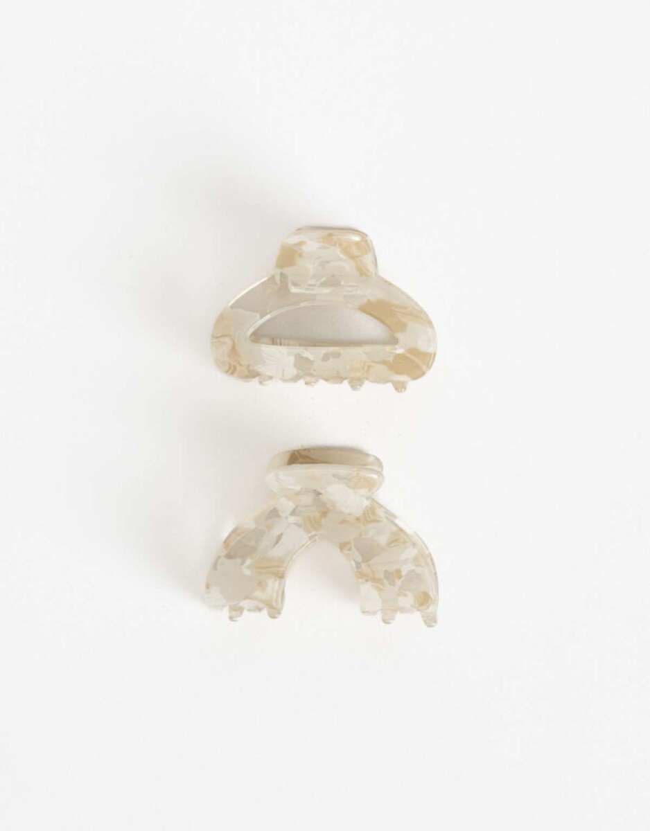 Set De Broches Acrílicos - Combinacion Bicolor 