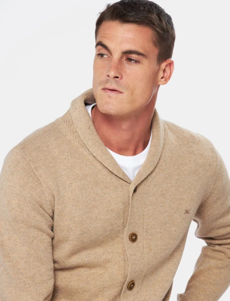 CARDIGAN DE LANA Beige