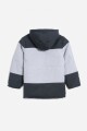 Campera capitoneada con capucha GRIS