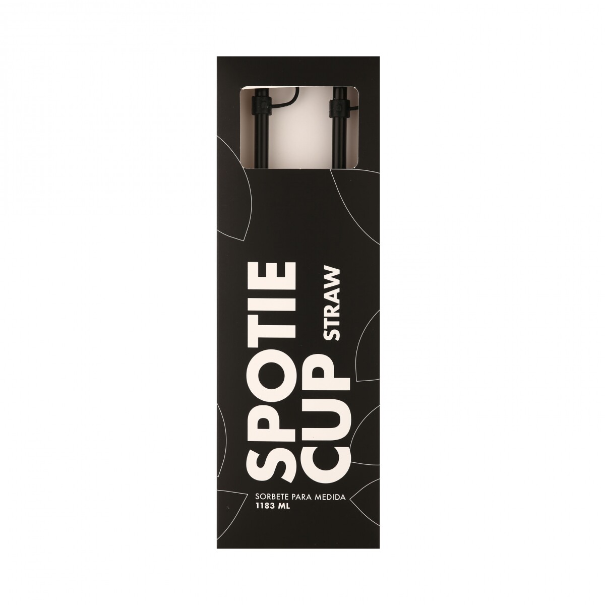 Spotie Cup Straw 1183ml - Negro 
