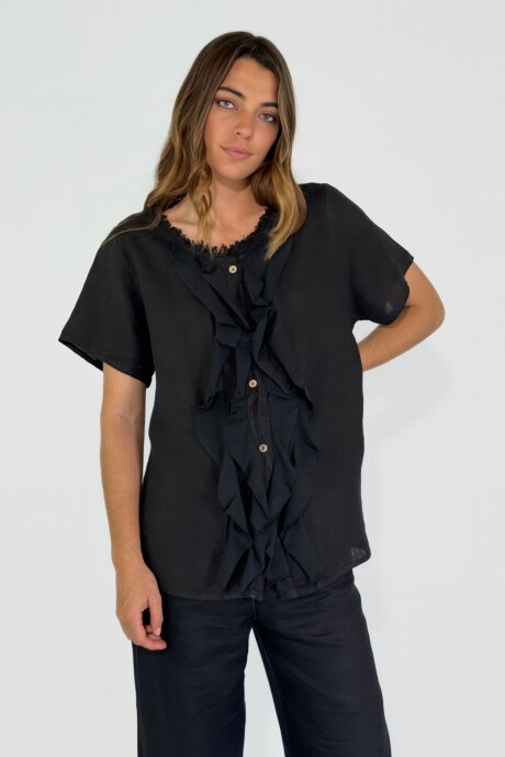 CAMISA TROPEA Negro