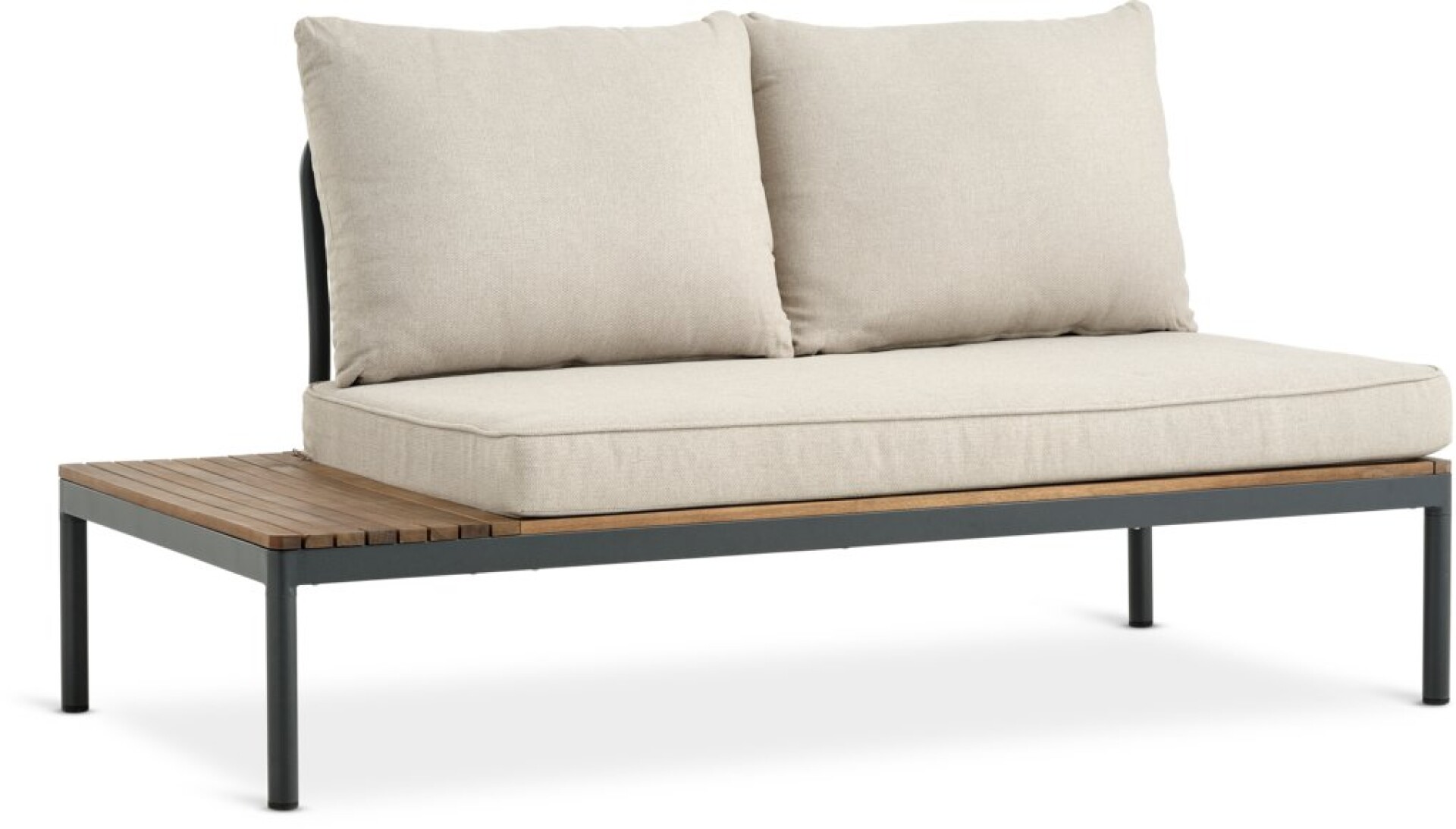 Módulo lounge HOU 2 plazas madera dura 